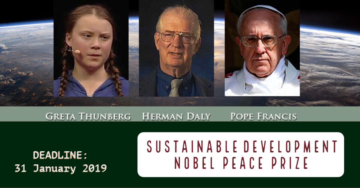 Peace Prize Proposal for Sustainable Development
