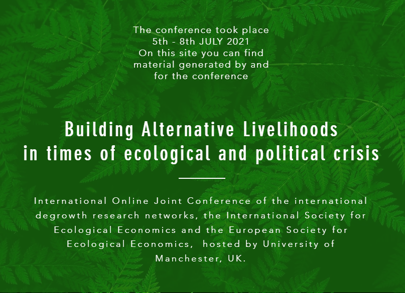 The conference took place 5th - 8th JULY 2021 On this site you can find material generated by and for the conference