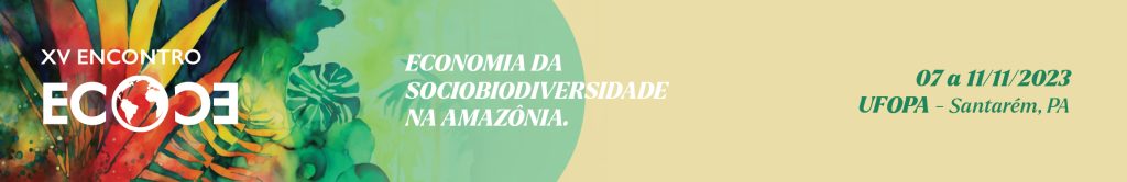 Boas vindas ao site do XV Encontro Nacional da Sociedade Brasileira de Economia Ecológica (ECOECO) que será realizado de 7 a 11 de novembro de 2023 em Santarém-PA.