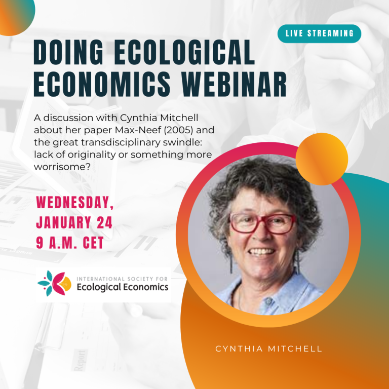 Doing Ecological Economics Webinar