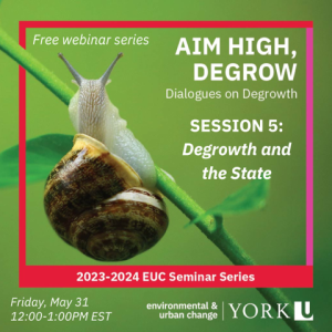 Session 5 Aim High, Degrow: Dialogues on Degrowth