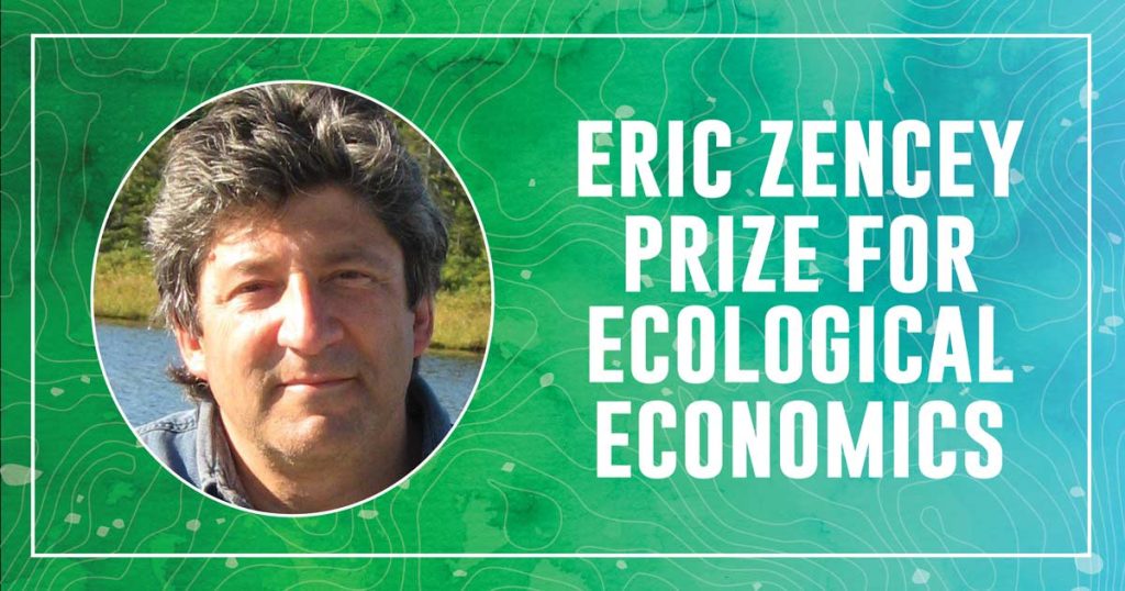 Image of Eric Zencey and Announcement of Zencey Prize